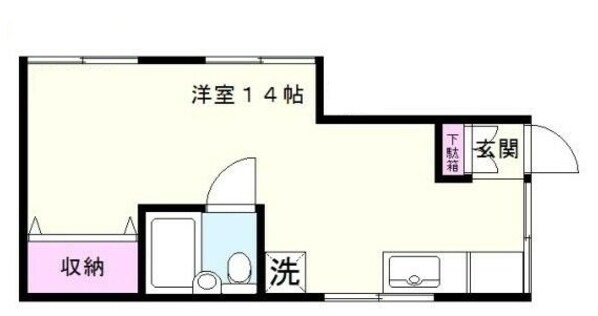 小竹向原駅 徒歩13分 1階の物件間取画像